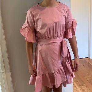 Cynthia Rowley Dusty Rose Wrap Dress